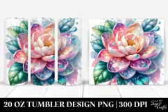 Detailed Pastel Gardenia Tumbler Product Image 1