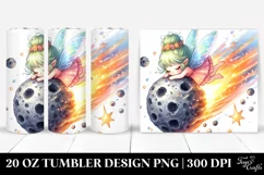 Colorful Fairy Meteor Tumbler Product Image 1