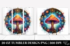 Magical Celestial Mushroom Clipart 20 Oz Tumbler Product Image 1