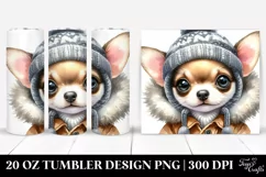 Expressive Baby Chihuahua | 20 oz Tumbler Product Image 1