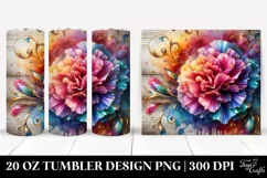 Colorful Carnation | 20 Oz Tumbler Product Image 1