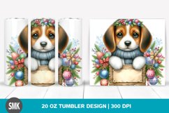 20 oz Tumbler Watercolor Cute Baby Beagle Product Image 1