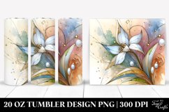 Wooden Stained Snowdrop 20 Oz Tumbler Product Image 1
