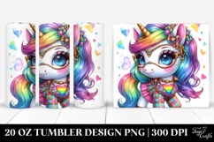 Baby Unicorn Tumbler Design Product Image 1