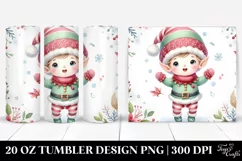 Excited Baby Elf Clipart 20 Oz Tumbler Product Image 1