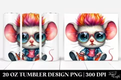 Cute Baby Mouse with Sneakers PNG Product Image 1