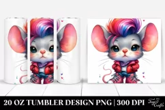 Cute Baby Mouse with Sneakers PNG Product Image 1
