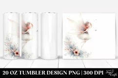 Whimsical Watercolor Fairy | 20 oz Tumbler Product Image 1
