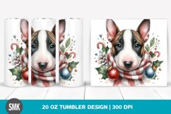 20 oz Tumbler Watercolor Cute Baby Bull Terrier Product Image 1