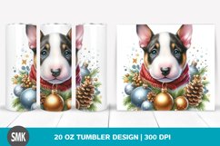 20 oz Tumbler Watercolor Cute Baby Bull Terrier Product Image 1