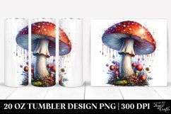 Detailed Shiny Mushroom Tumbler Product Image 1