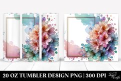 Abstract Shiny Rhododendron Tumbler Product Image 1