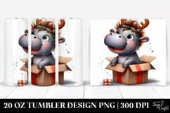 Cute Baby Hippo PNG Product Image 1