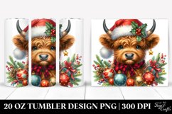 Christmas PNG 20 Oz Tumbler Design Product Image 1