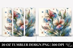 Abstract Stained Sweet Pea | 20 Oz Tumbler Product Image 1