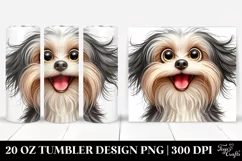 Cute Furry Havanese Dog | 20 Oz Tumbler Product Image 1