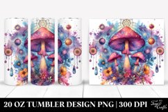 Magical Celestial Mushroom Clipart 20 Oz Tumbler Product Image 1