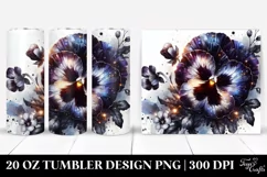 Glossy Tumbler Sublimation Clipart Product Image 1
