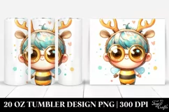 Cute Baby Bee with Crazy Haircut PNG Product Image 1