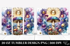 Magical Celestial Mushroom Clipart 20 Oz Tumbler Product Image 1