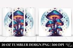 Magical Celestial Mushroom Clipart 20 Oz Tumbler Product Image 1