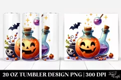 Funny Magic Potion Halloween Clipart 20 Oz Tumbler Product Image 1