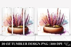 20 Oz Tumbler Sublimation | Wooden Stained Heather Product Image 1