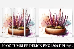 20 Oz Tumbler Sublimation | Wooden Stained Heather Product Image 1