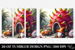 Fairy Gnome with Orange Hat | 20 Oz Tumbler Product Image 1