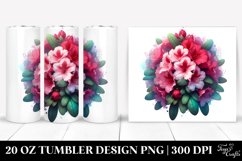 Glossy Rhododendron | 20 Oz Tumbler Product Image 1