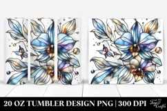 Detailed Orchid | 20 Oz Tumbler Product Image 1