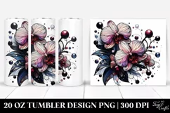 Detailed Orchid | 20 Oz Tumbler Product Image 1