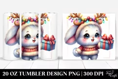 Cute Baby Rabbit in Winter PNG Product Image 1