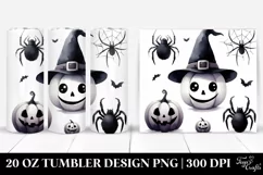 Simple Funny Spider Clipart, 20 Oz Tumbler Product Image 1