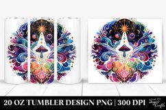 Magical Celestial Mushroom Clipart 20 Oz Tumbler Product Image 1