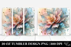 Pastel Shiny Abstract Carnation, 20 Oz Tumbler Product Image 1