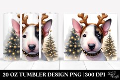 Cute Baby Bull Terrier with Cool Haircut PNG Product Image 1