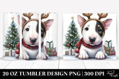 Cute Baby Bull Terrier with Cool Haircut PNG Product Image 1