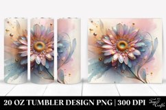 Abstract Shiny Gerbera Tumbler Product Image 1