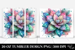 Vibrant Gardenia Diamonds Tumbler Product Image 1