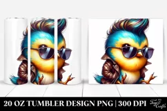 Agressive Baby Bird Sitting | 20 oz Tumbler Product Image 1