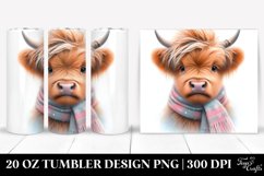 Expressive Highland Cow PNG Product Image 1