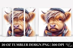 Contemptuous Highland Cow PNG Product Image 1