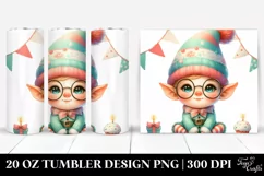 Cute Baby Elf with es 20 Oz Tumbler Product Image 1