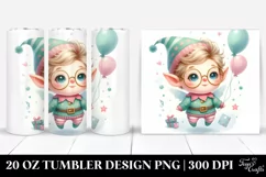 Cute Baby Elf with es 20 Oz Tumbler Product Image 1
