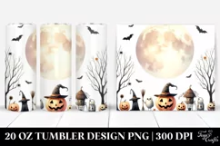 Simple Funny Moon Clipart, 20 Oz Tumbler Product Image 1