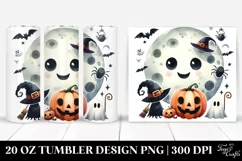 Simple Funny Moon Clipart, 20 Oz Tumbler Product Image 1