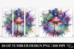 Magical Celestial Mushroom Clipart 20 Oz Tumbler Product Image 1