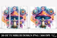 Magical Celestial Mushroom Clipart 20 Oz Tumbler Product Image 1
