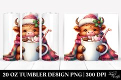 Christmas PNG 20 Oz Tumbler Design Product Image 1